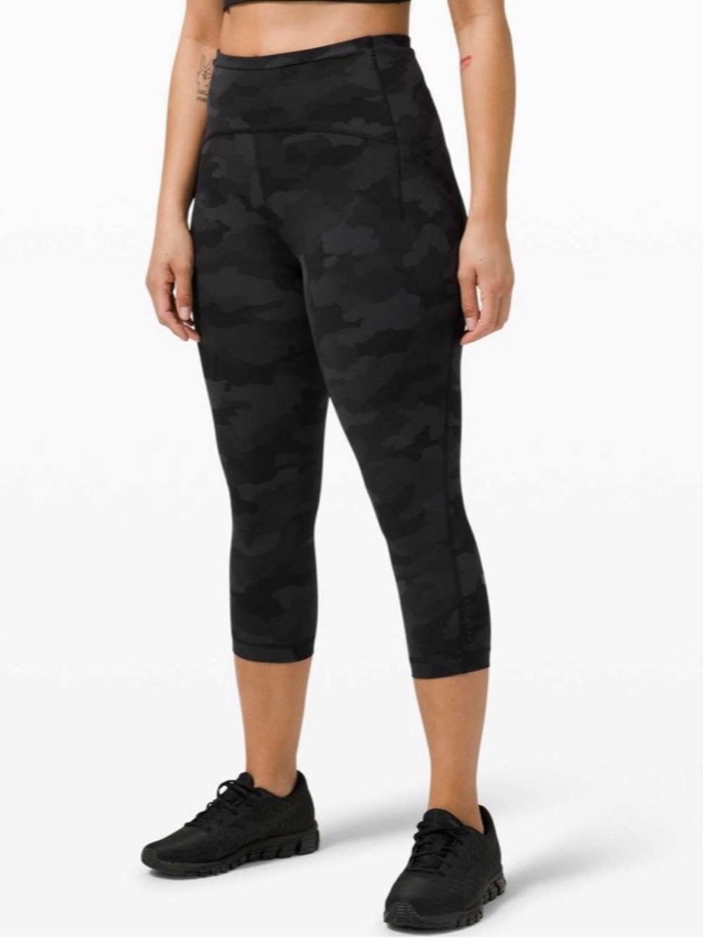 Lululemon Swift Speed High-Rise Crop 21” Heritage 365 Camo Deep Coal
